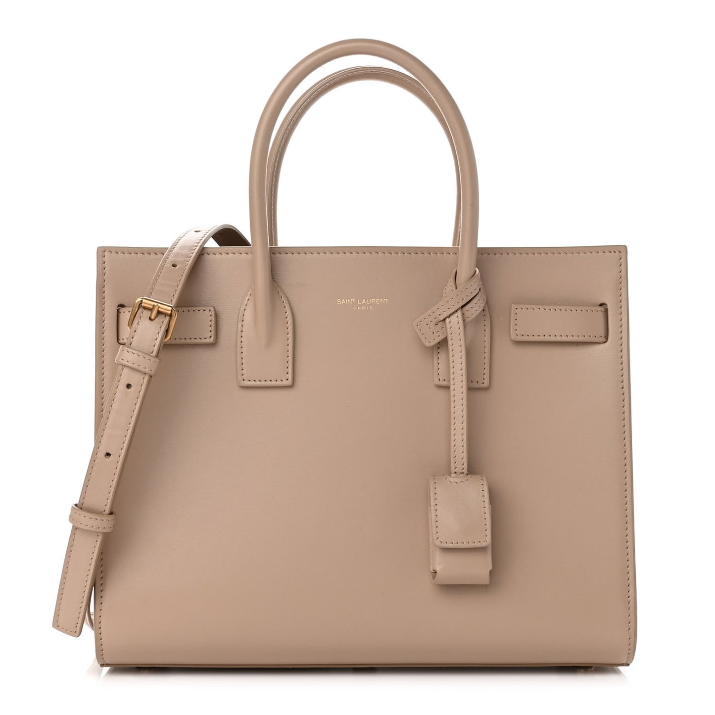 Calfskin Baby Sac de Jour Dark Beige