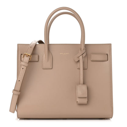 Saint Laurent Calfskin Baby Sac de Jour Dark Beige 1 of 9