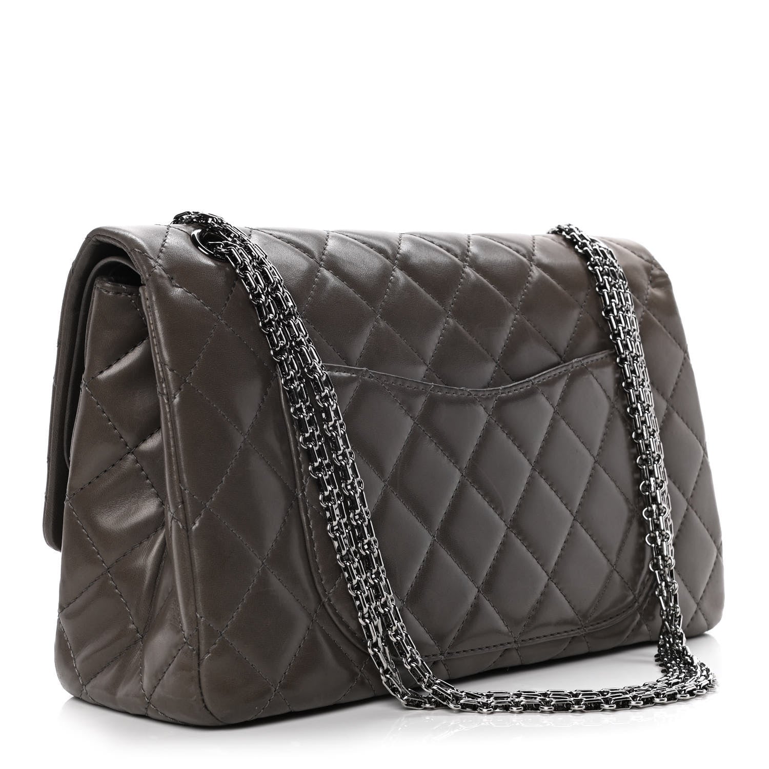 Chanel Lambskin Quilted 2.55 Reissue 227 Flap Brown 3 of 19
