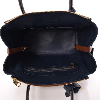 Louis Vuitton Ostrich Python Majestueux Tote MM Blue 5 of 7