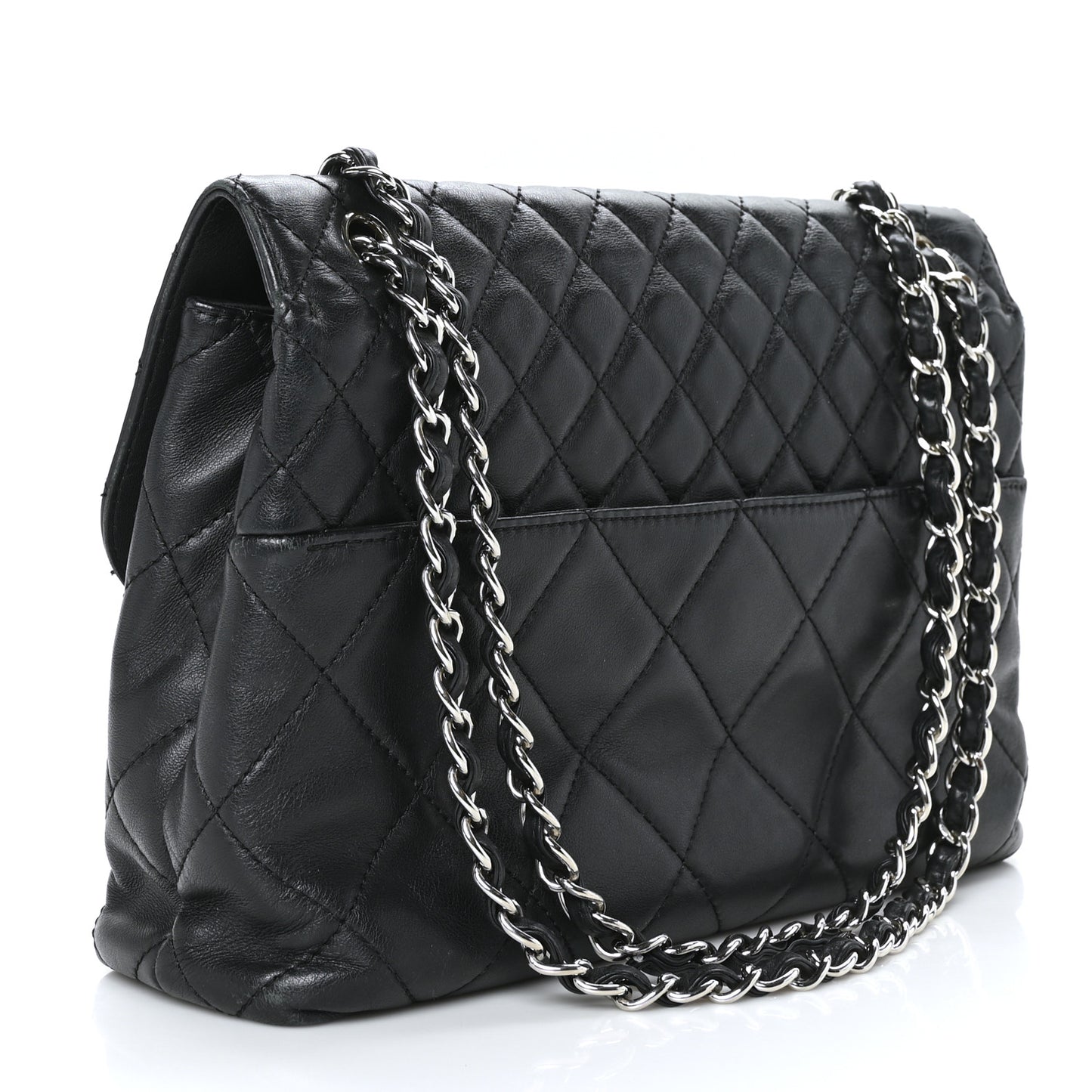 Calfskin Quilted In The Business Flap Bag Black