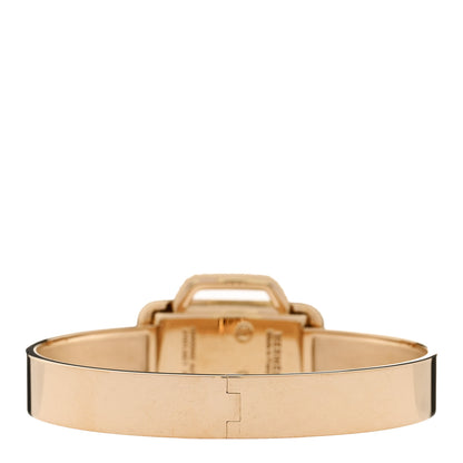 Hermes 18K Yellow Gold Diamond Attelage Bracelet XS 2 of 4