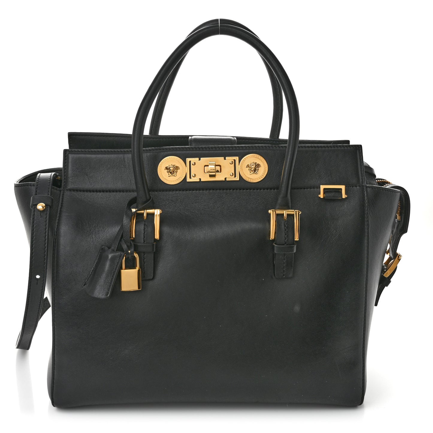 Vitello Calfskin Signature Tote Black