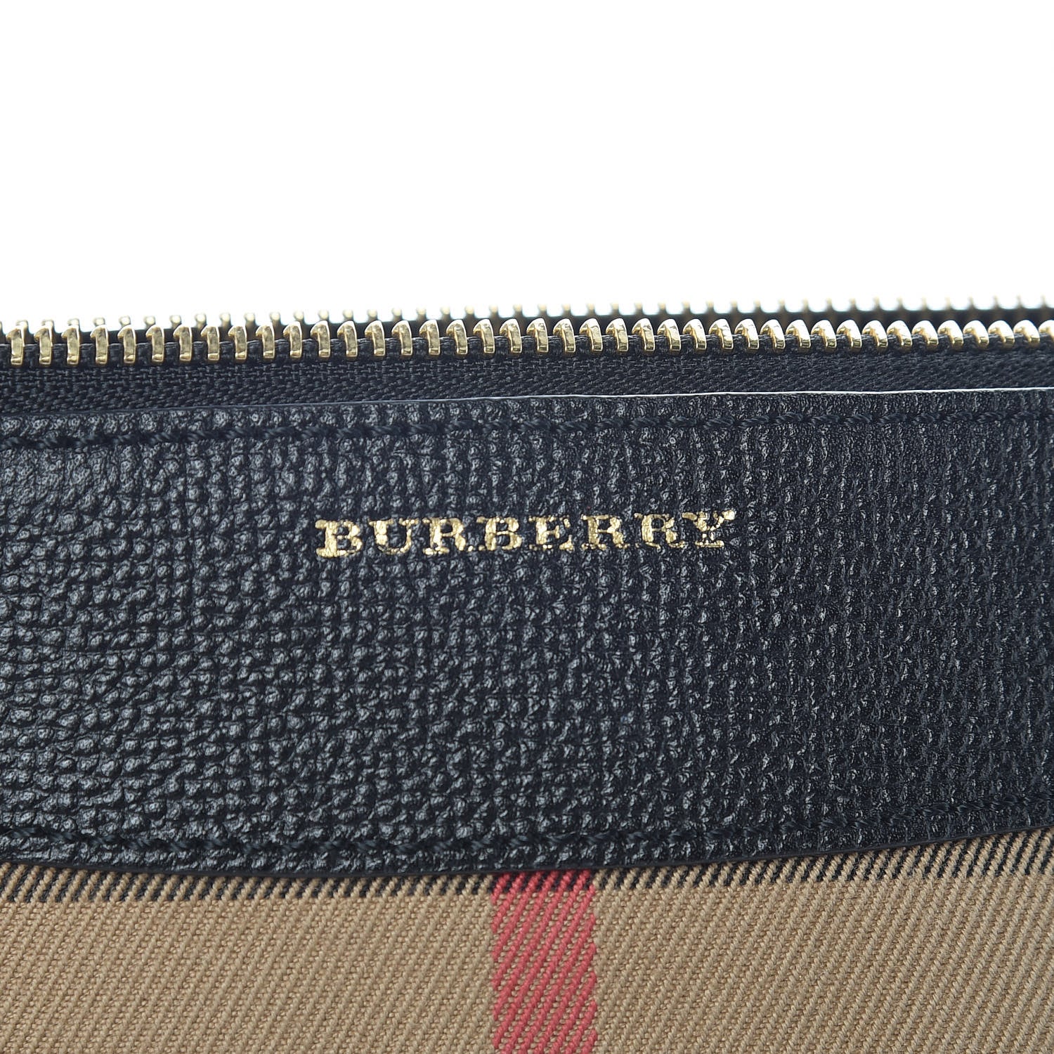 Burberry House Check Derby Peyton Crossbody Clutch Bag Black 10 of 13