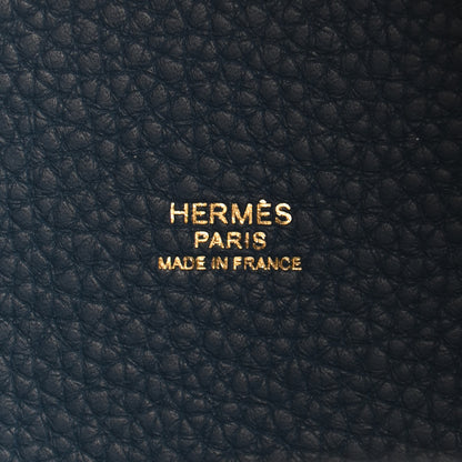 Hermes Taurillon Clemence Picotin Lock 18 PM Deep Bleu 7 of 8
