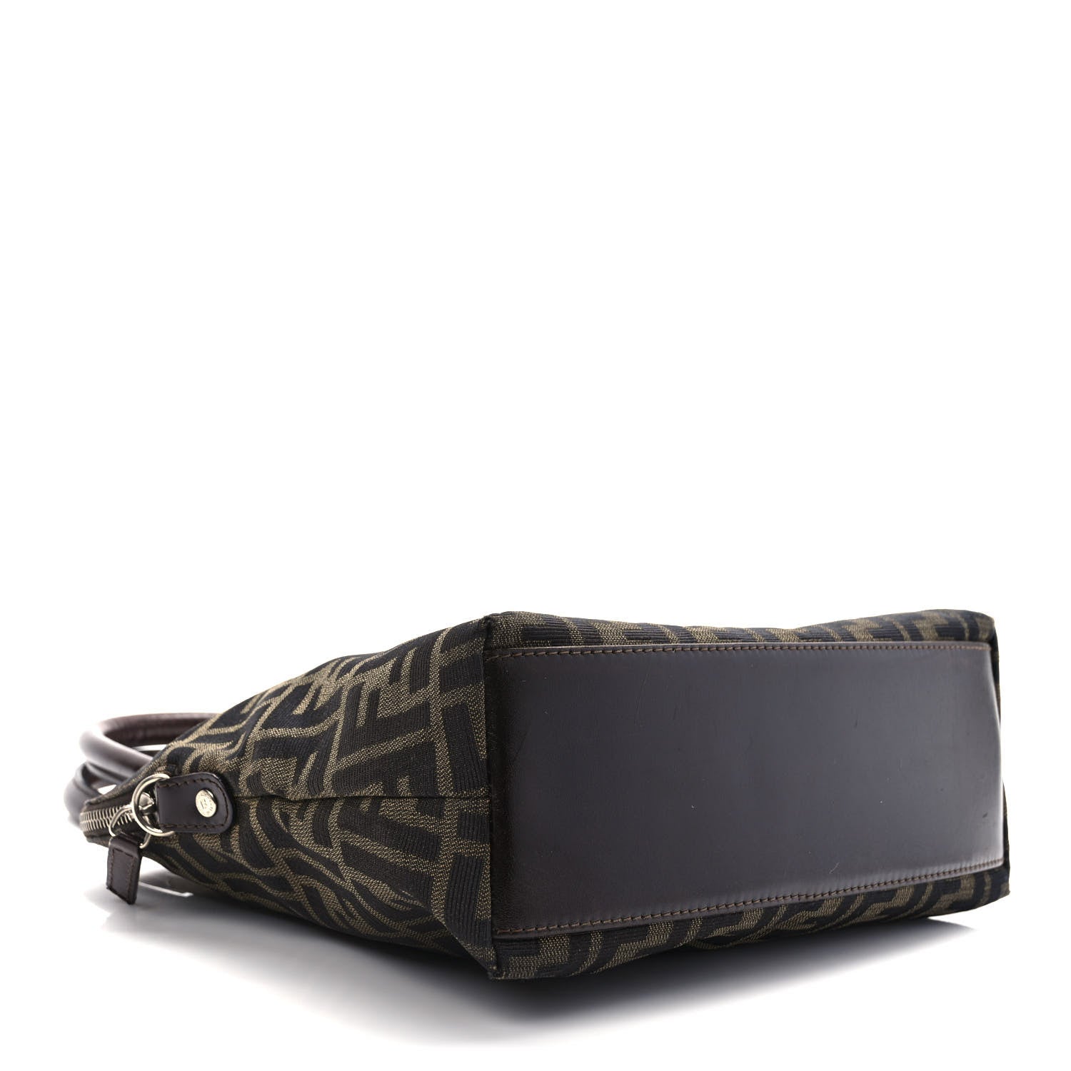 Fendi Zucca Top Handle Tote Tobacco 3 of 9