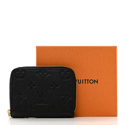 Louis Vuitton Empreinte Zippy Coin Purse Black 8 of 8