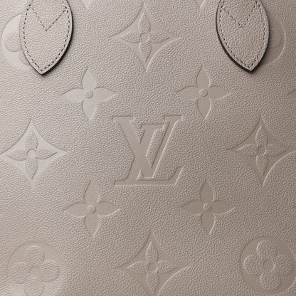Louis Vuitton Empreinte Monogram Giant Neverfull MM Tourterelle 9 of 9