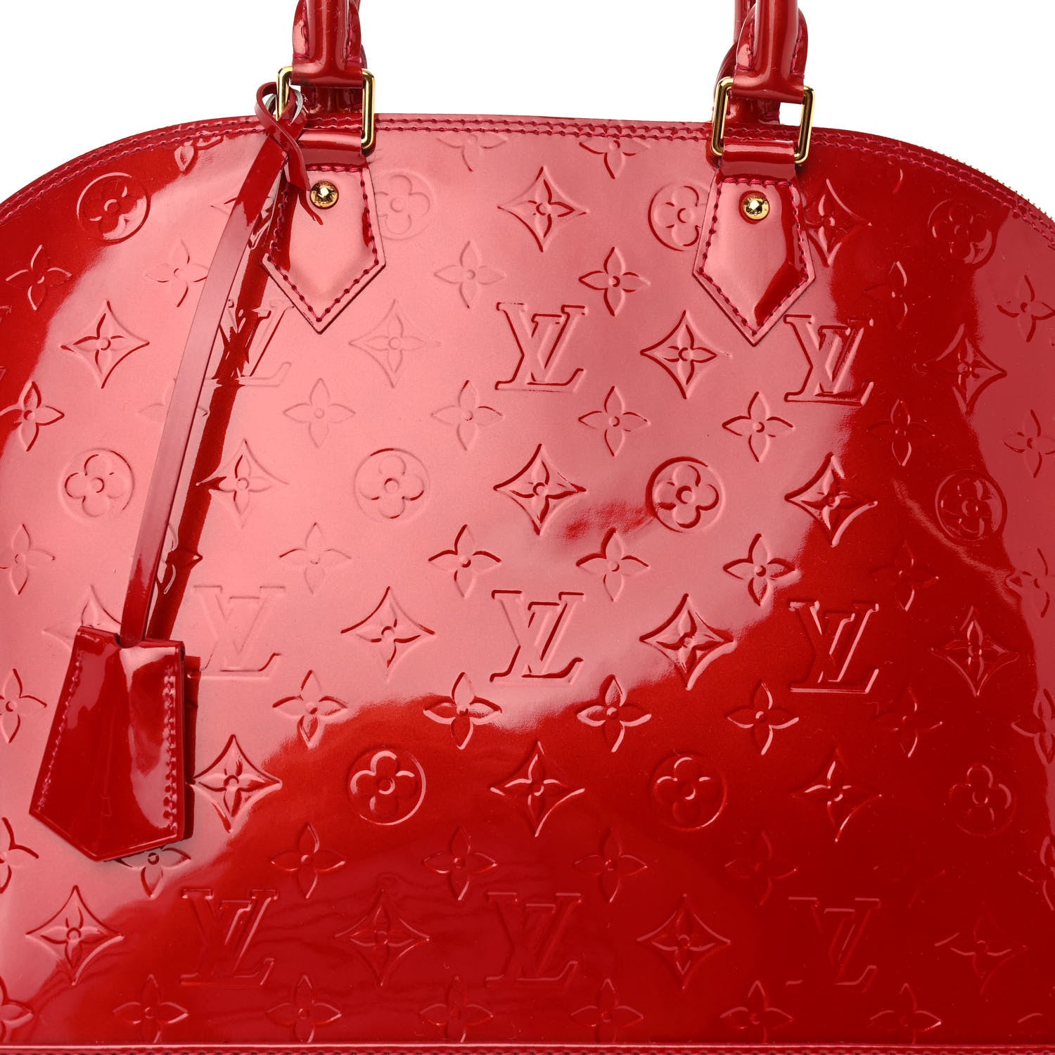 Louis Vuitton LOUIS VUITTON Vernis Alma GM Pomme D'Amour 7 of 9