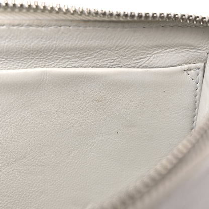 Balenciaga Grained Calfskin Classic Silver Hardware Reporter Crossbody White 9 of 15