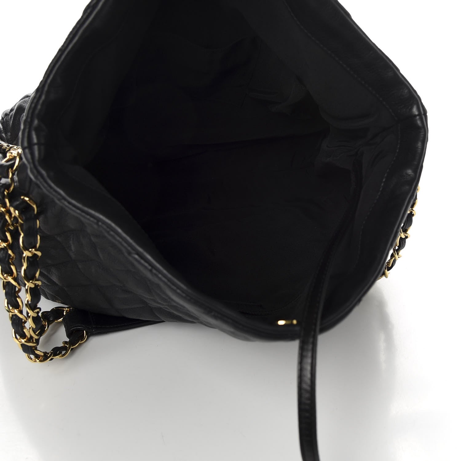 Chanel Calfskin Quilted Large Chain Me Hobo Black 5 of 10