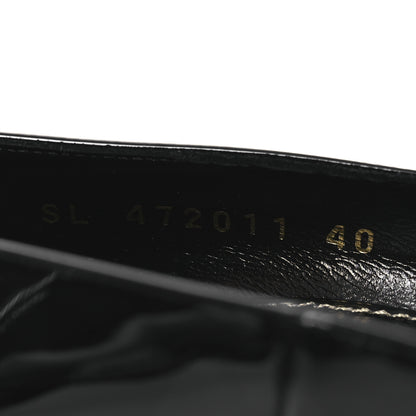 Saint Laurent Patent Calfskin Opyum 110 Pumps 40 Black 10 of 11