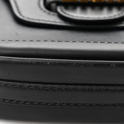Christian Dior Calfskin D Fence Saddle Bag Black 12 of 15