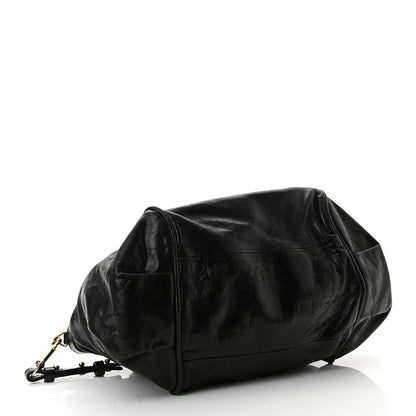 Chloe Tumbled Lambskin Small Ethel Satchel Black 4 of 14