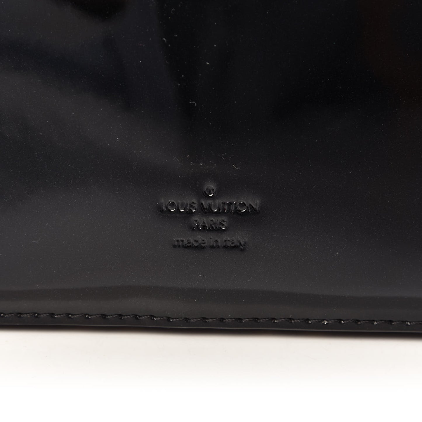 Patent Calfskin Monogram Cherrywood BB Black