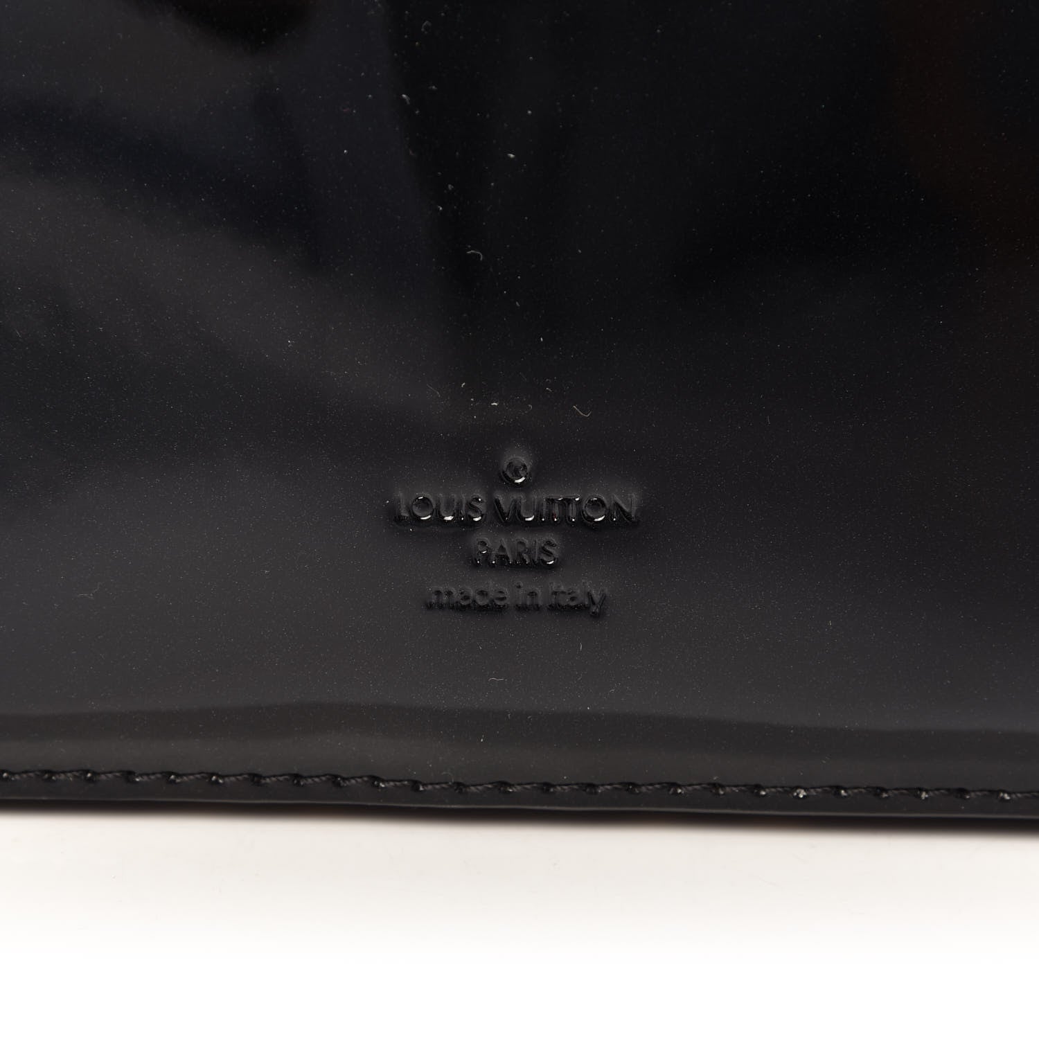 Louis Vuitton Patent Calfskin Monogram Cherrywood BB Black 8 of 8