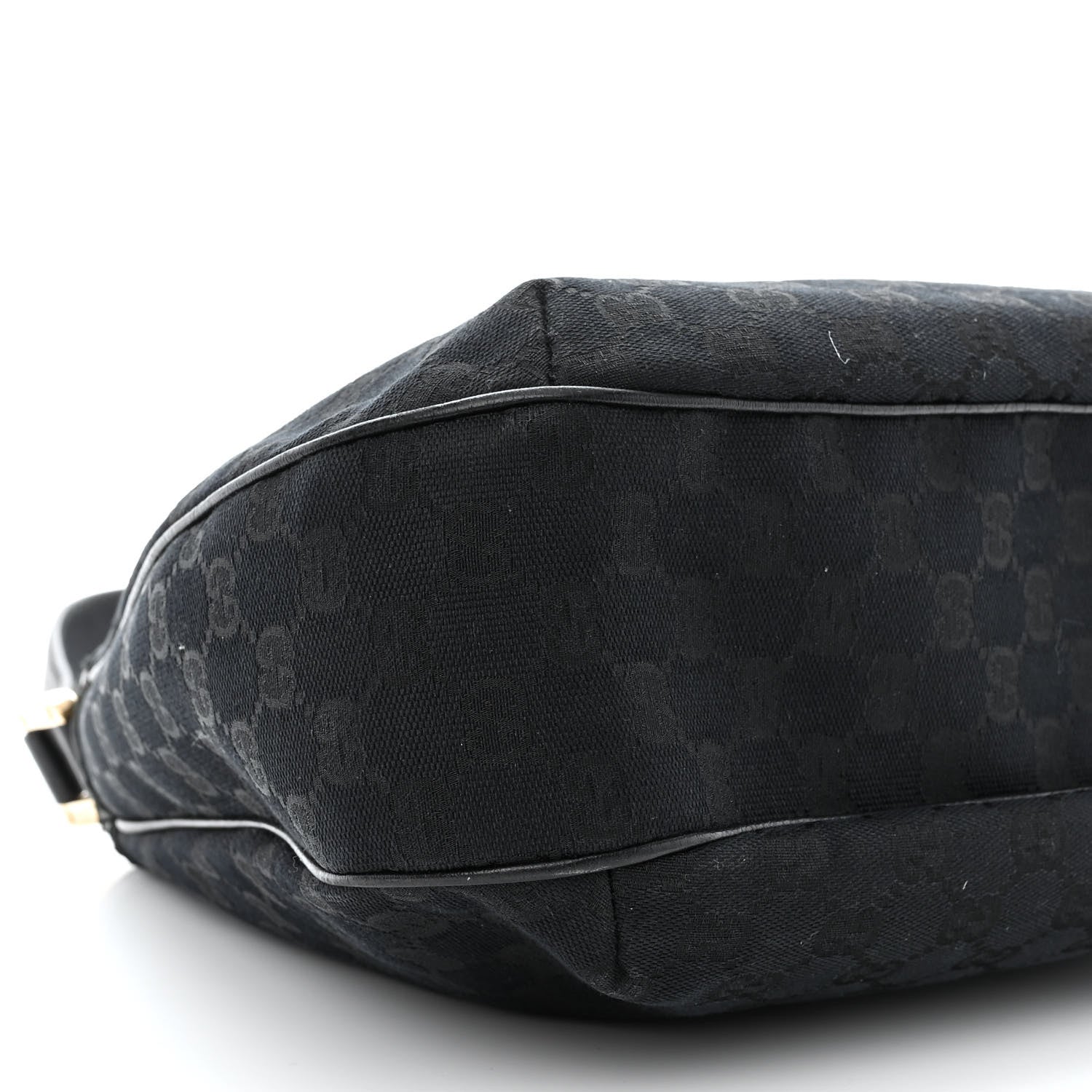 Gucci Monogram New Ladies Web Hobo Black 9 of 15