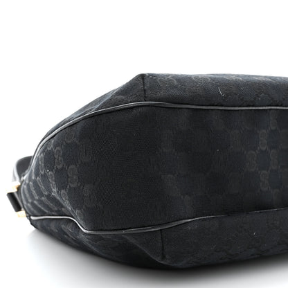 Gucci Monogram New Ladies Web Hobo Black 9 of 15