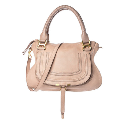 Chloe Calfskin Medium Marcie Satchel Nude Pink 1 of 11