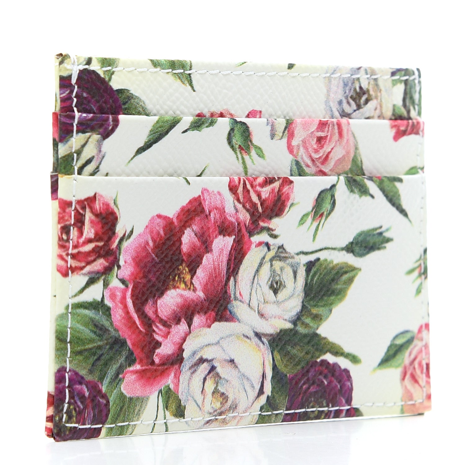 Dolce & Gabbana Floral Print Card Holder Multicolor 3 of 7