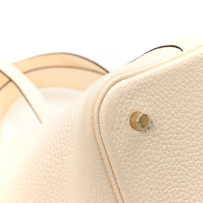 Hermes Taurillon Clemence Picotin Lock 22 MM Nata 11 of 12