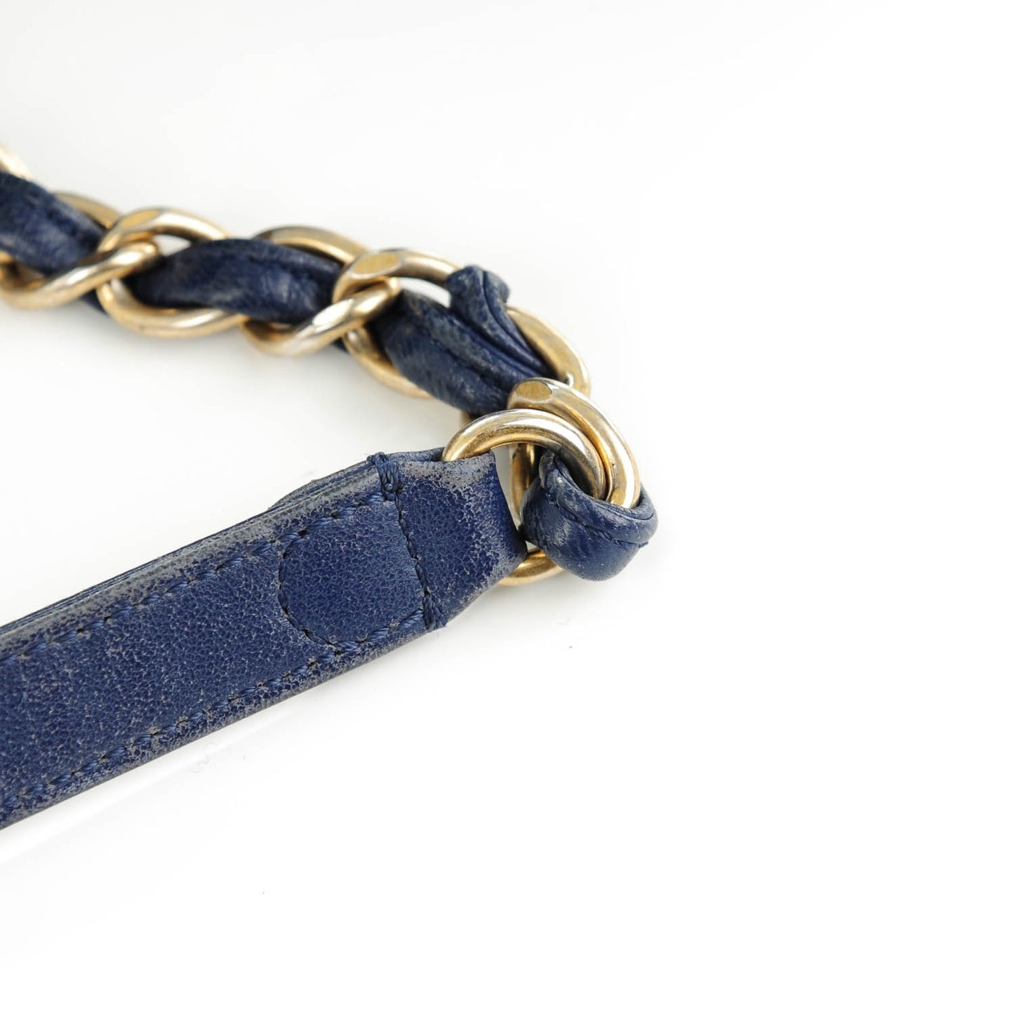 Lambskin Misia Camera Case Flap Navy Blue