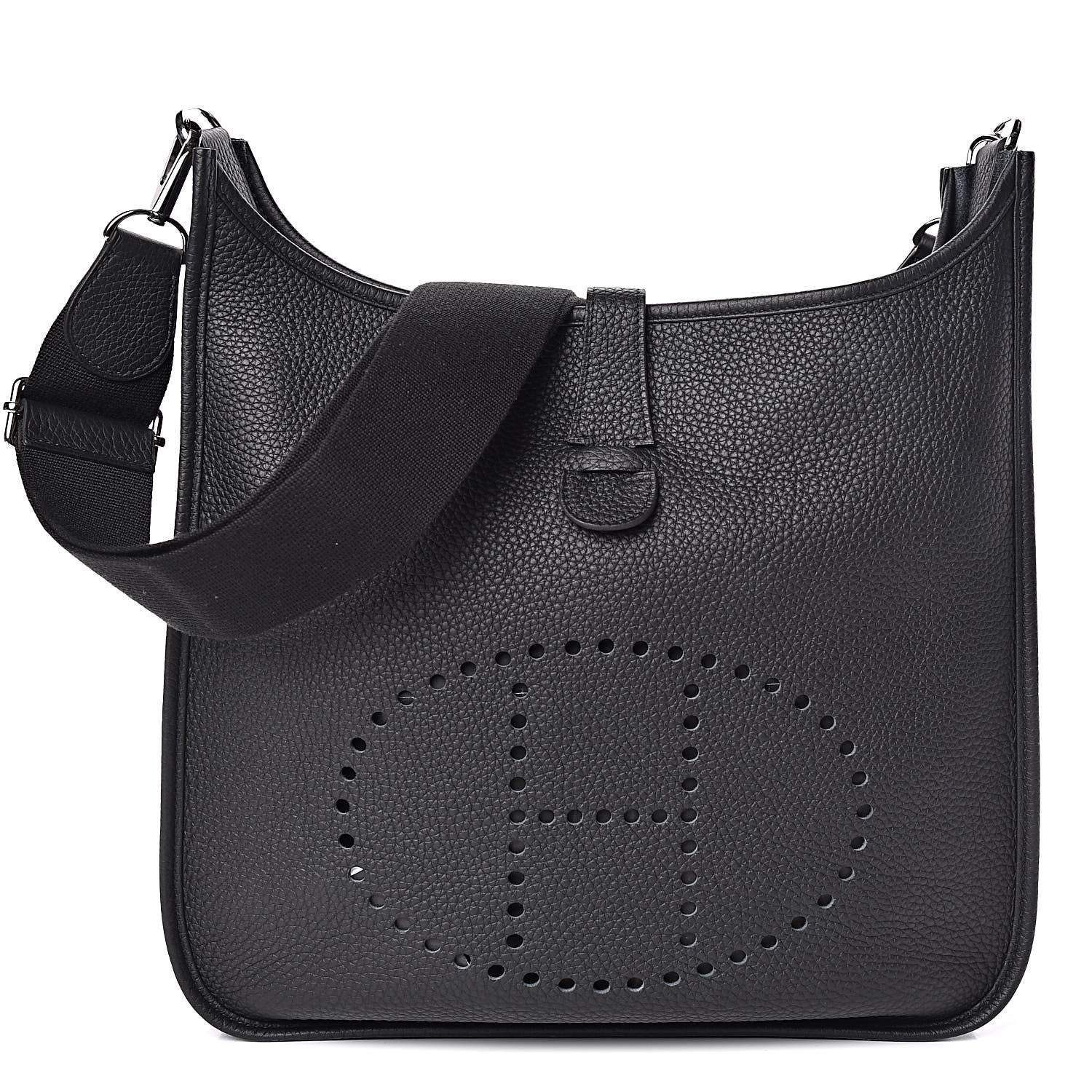 Hermes Taurillon Clemence Evelyne III GM Black 1 of 10