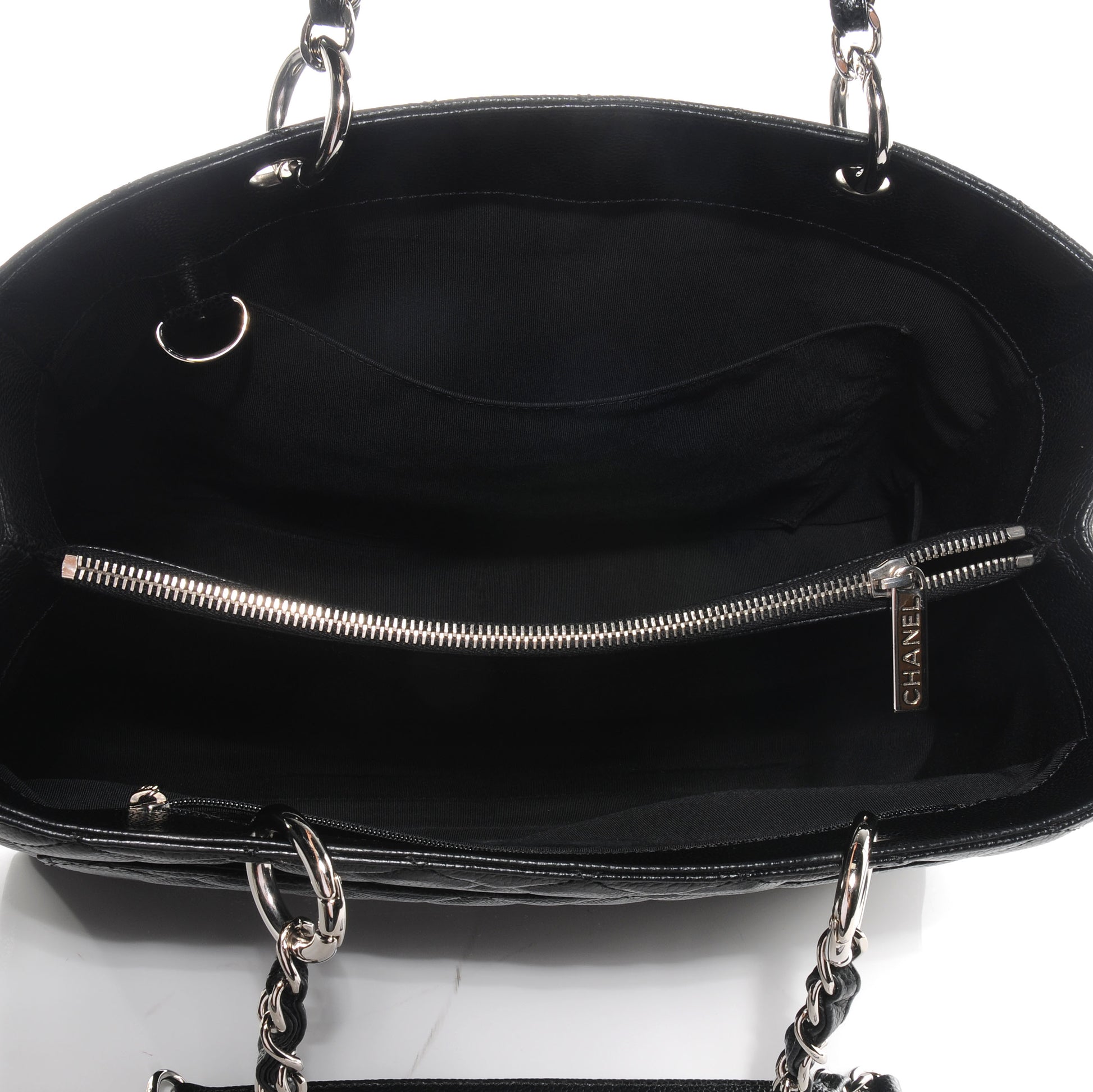 Chanel Caviar Grand Shopping Tote GST Black 5 of 7