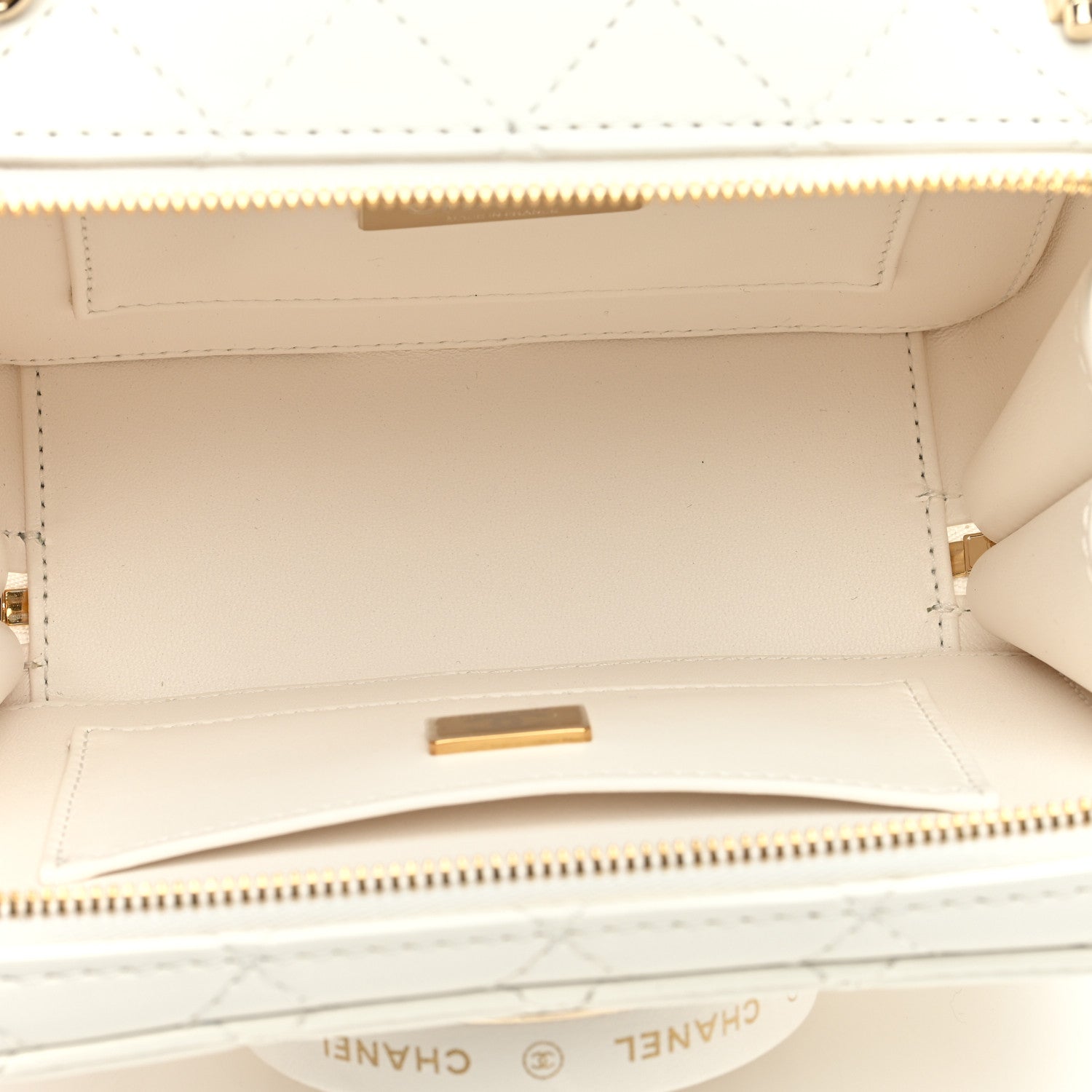Chanel Lambskin Quilted Coco Click Bag White 5 of 11