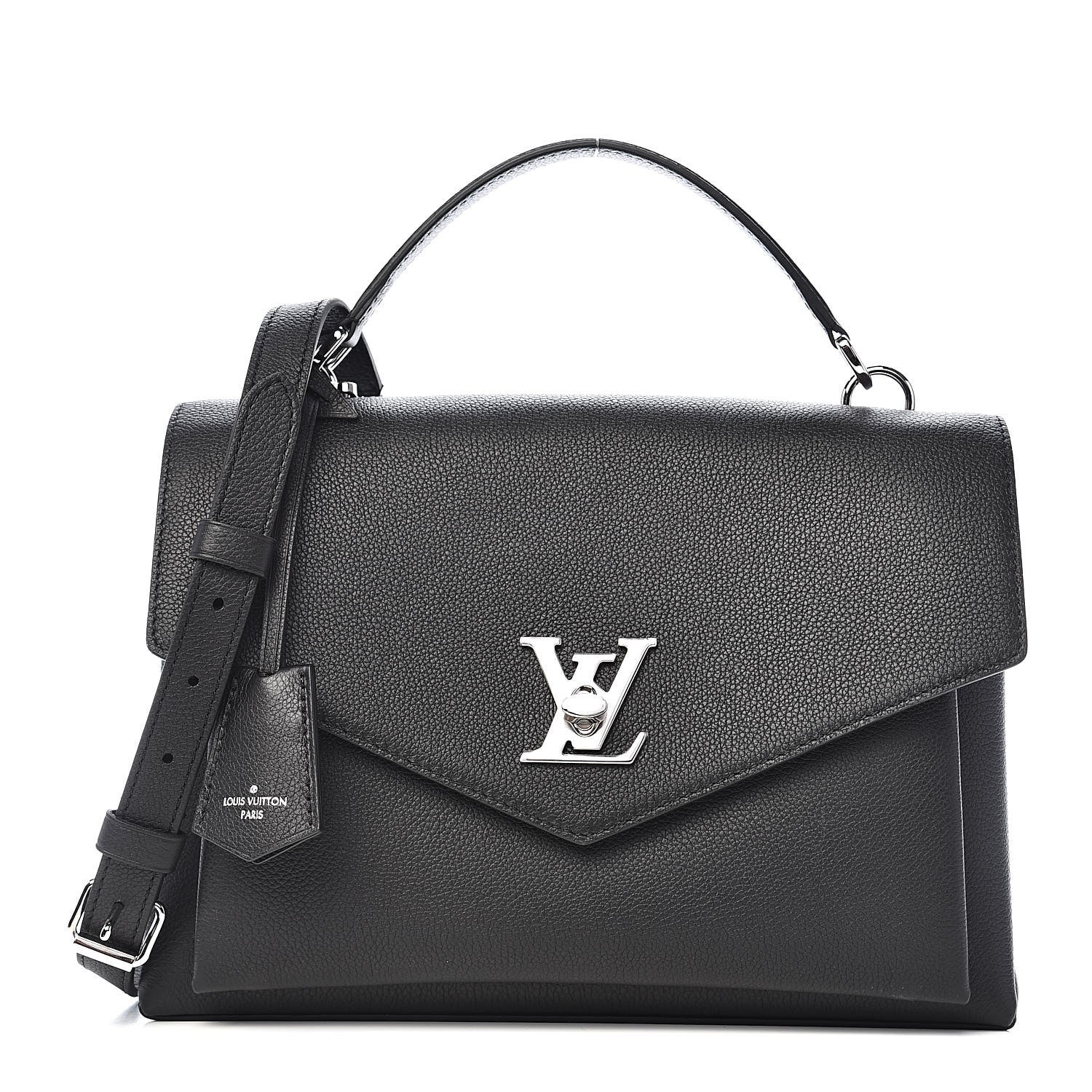 Louis Vuitton Soft Calfskin My Lockme Top Handle Black 1 of 9