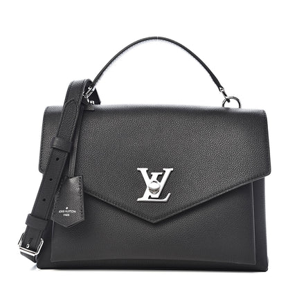 Louis Vuitton Soft Calfskin My Lockme Top Handle Black 1 of 9