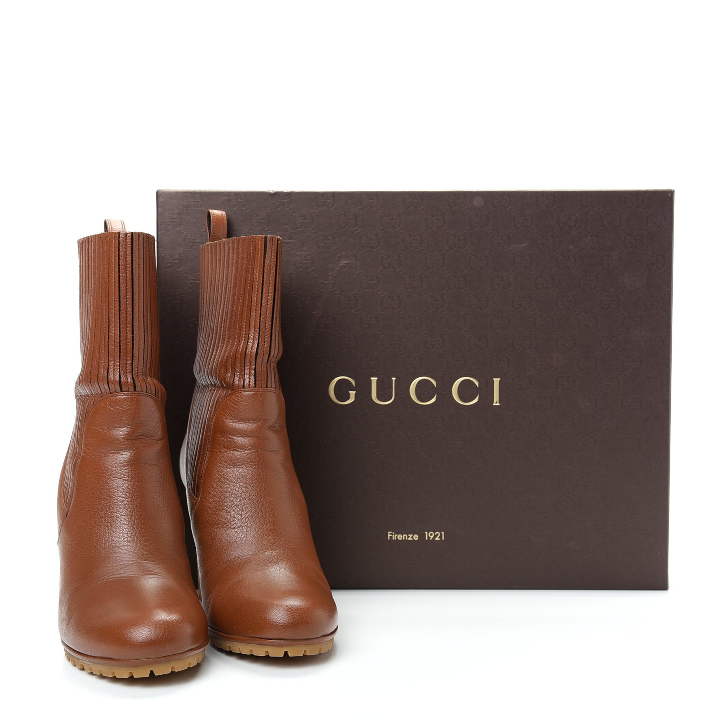 Calfskin Edith Ankle Boots 38 Cuir