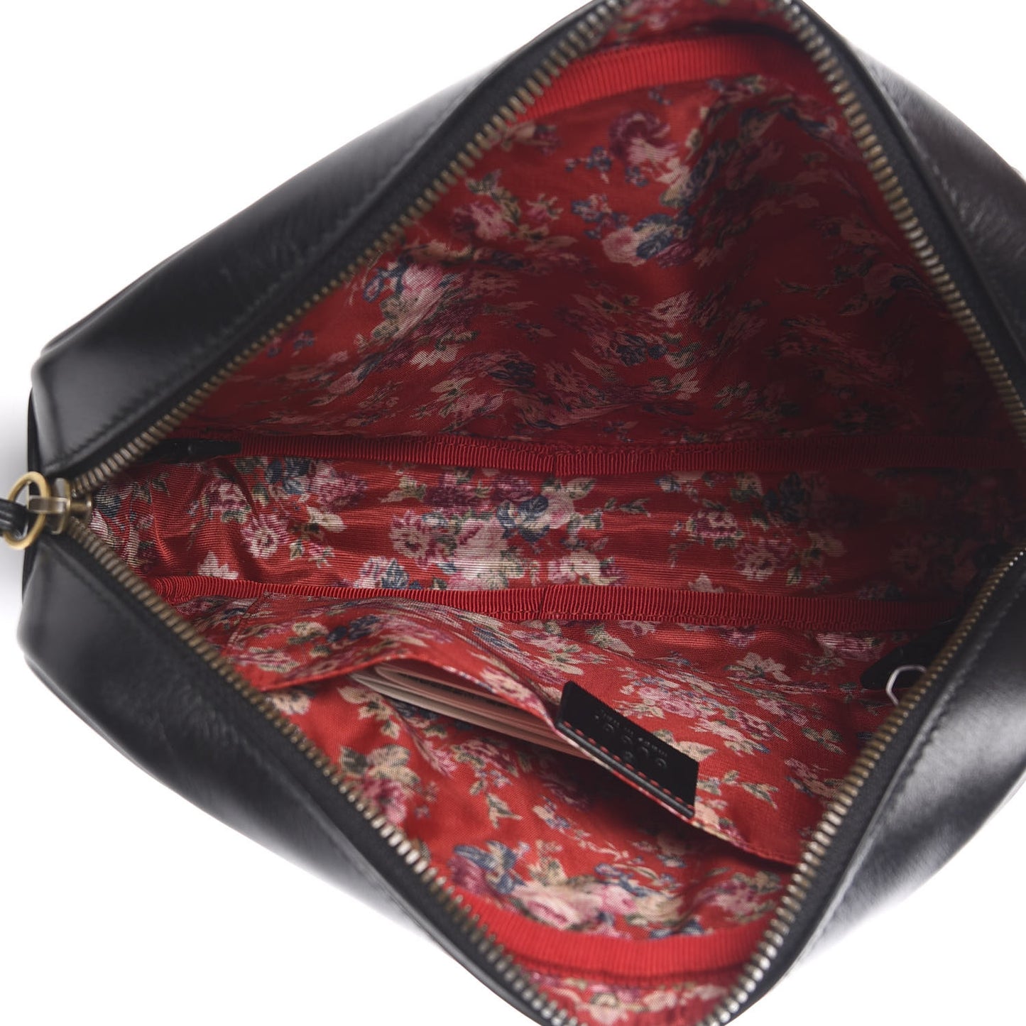 Calfskin Web Trapuntata Small GG Shoulder Bag Black
