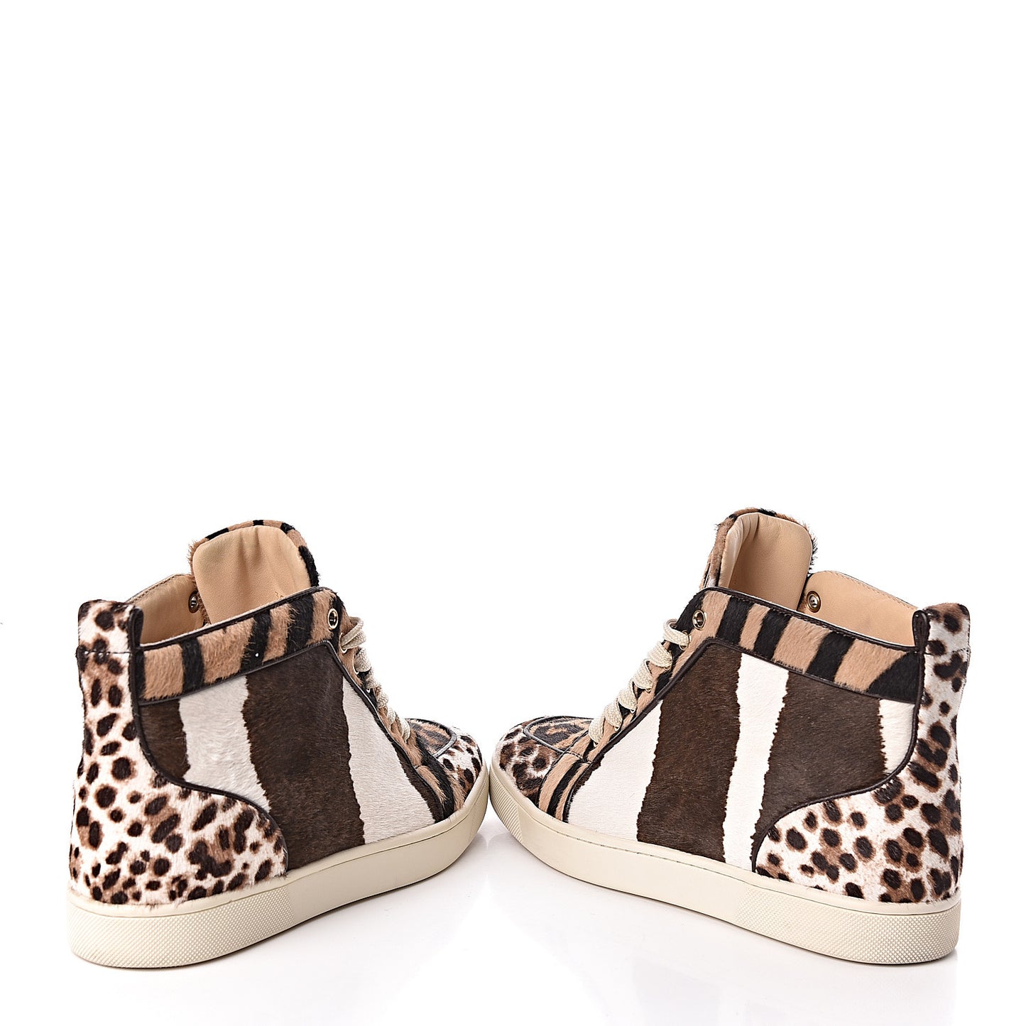 Calf Hair Animal Print Rantus Orlato Flat Sneakers 39.5 Multicolor