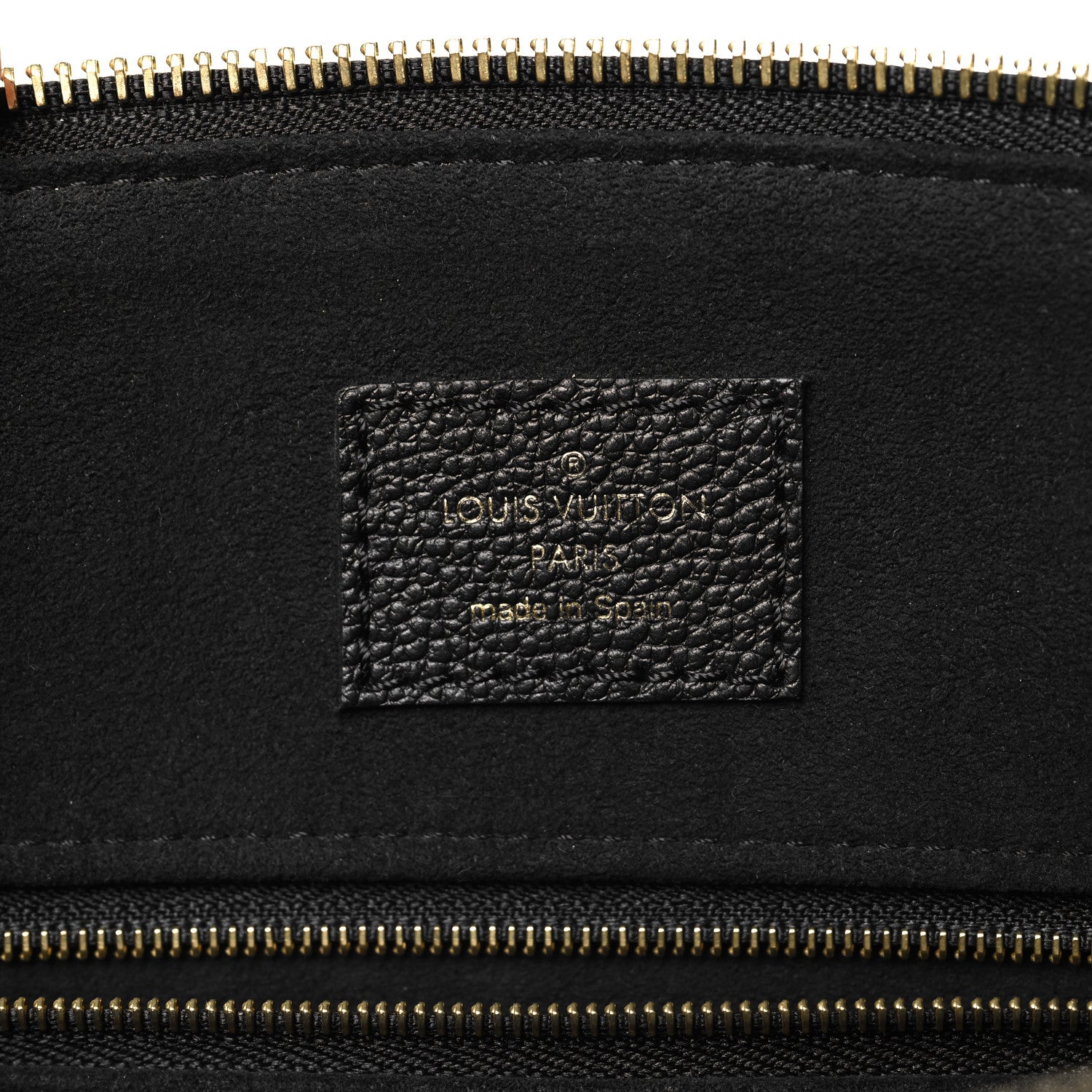 Louis Vuitton Empreinte Monogram Giant Grand Palais Black Beige 8 of 11