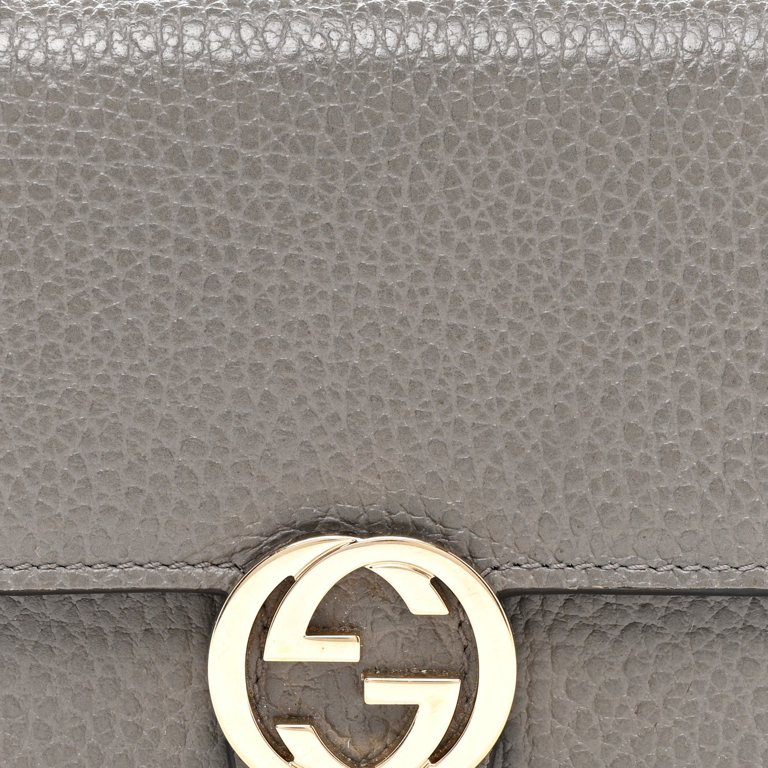 Gucci Dollar Calfskin Interlocking G Chain Wallet Loess 8 of 11