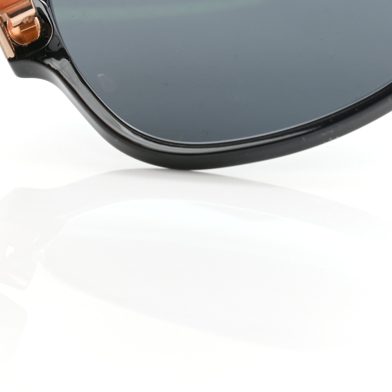 Christian Dior Acetate Diorama 8F Sunglasses Black Gold 10 of 10