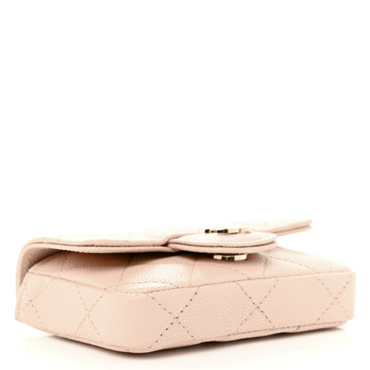 Chanel Caviar Quilted Mini Chain Belt Bag Light Beige 4 of 12