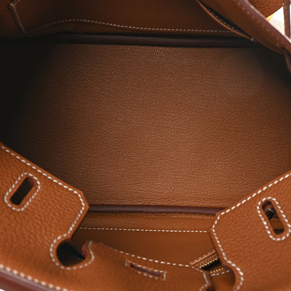 Hermes Togo Birkin 25 Gold 5 of 11