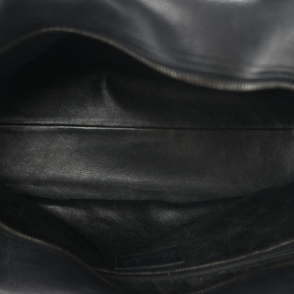 Chanel Caviar Patent Quilted Large Bowler Black 5 of 10
