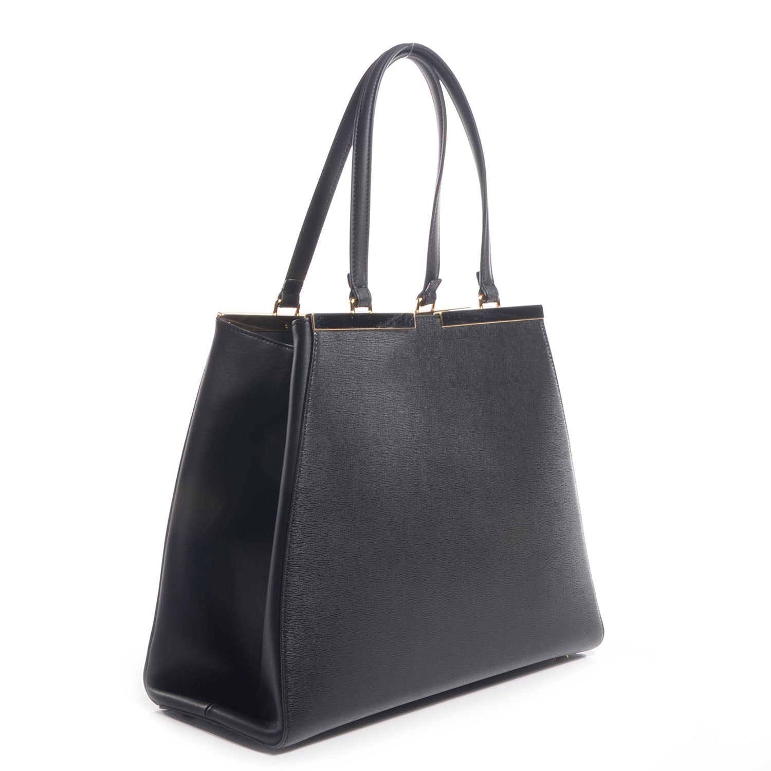 Fendi Vitello Elite Large 3Jours Tote Black 3 of 10