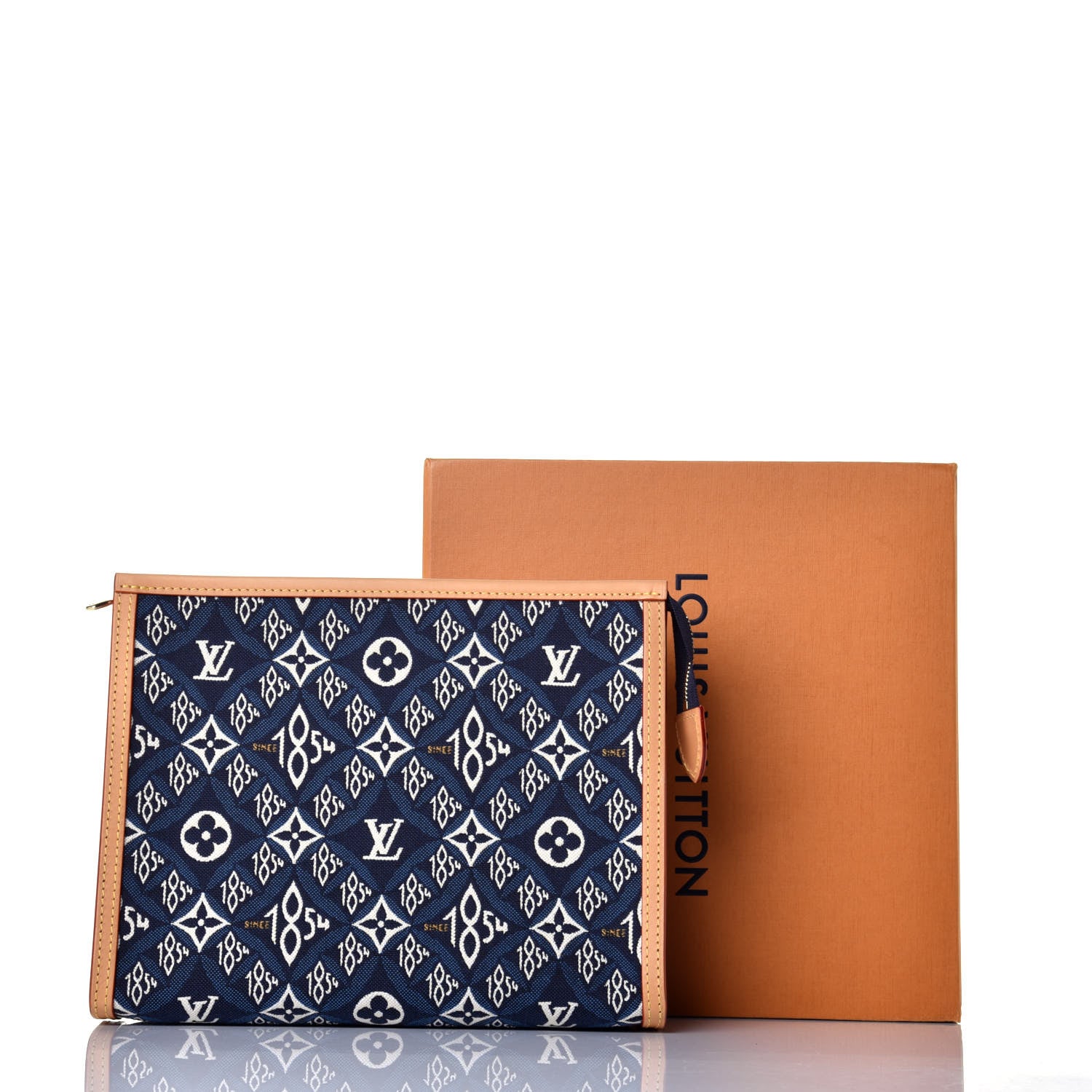 Louis Vuitton Jacquard Since 1854 Toiletry Pouch 26 Blue 9 of 9