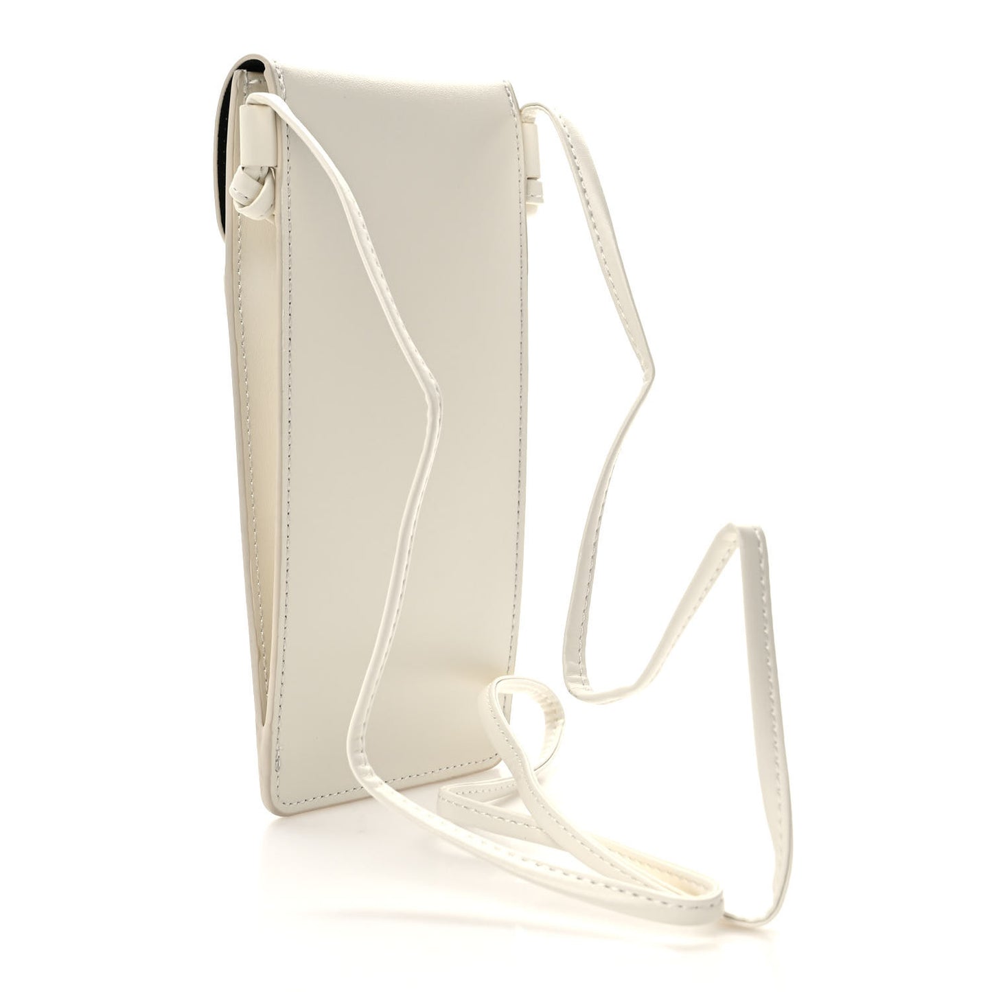 Smooth Calfskin Sunglasses Pouch White