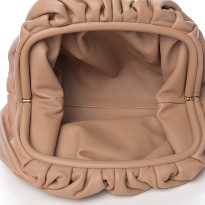 Bottega Veneta Smooth Butter Calf The Pouch Oversized Clutch Nude 4 of 8