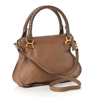 Chloe Calfskin Medium Marcie Satchel Nut 3 of 8