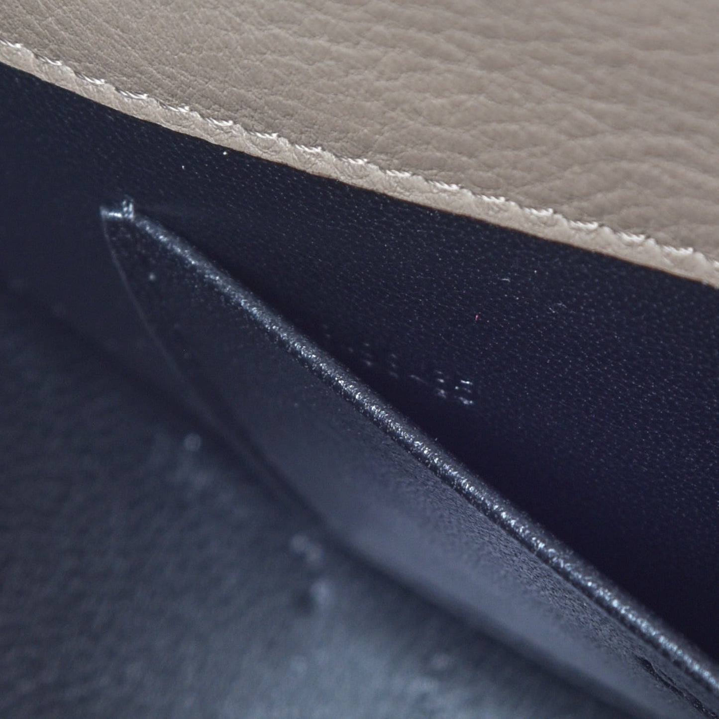 Calfskin Small Nile Bracelet Minaudiere Bag Motty Grey