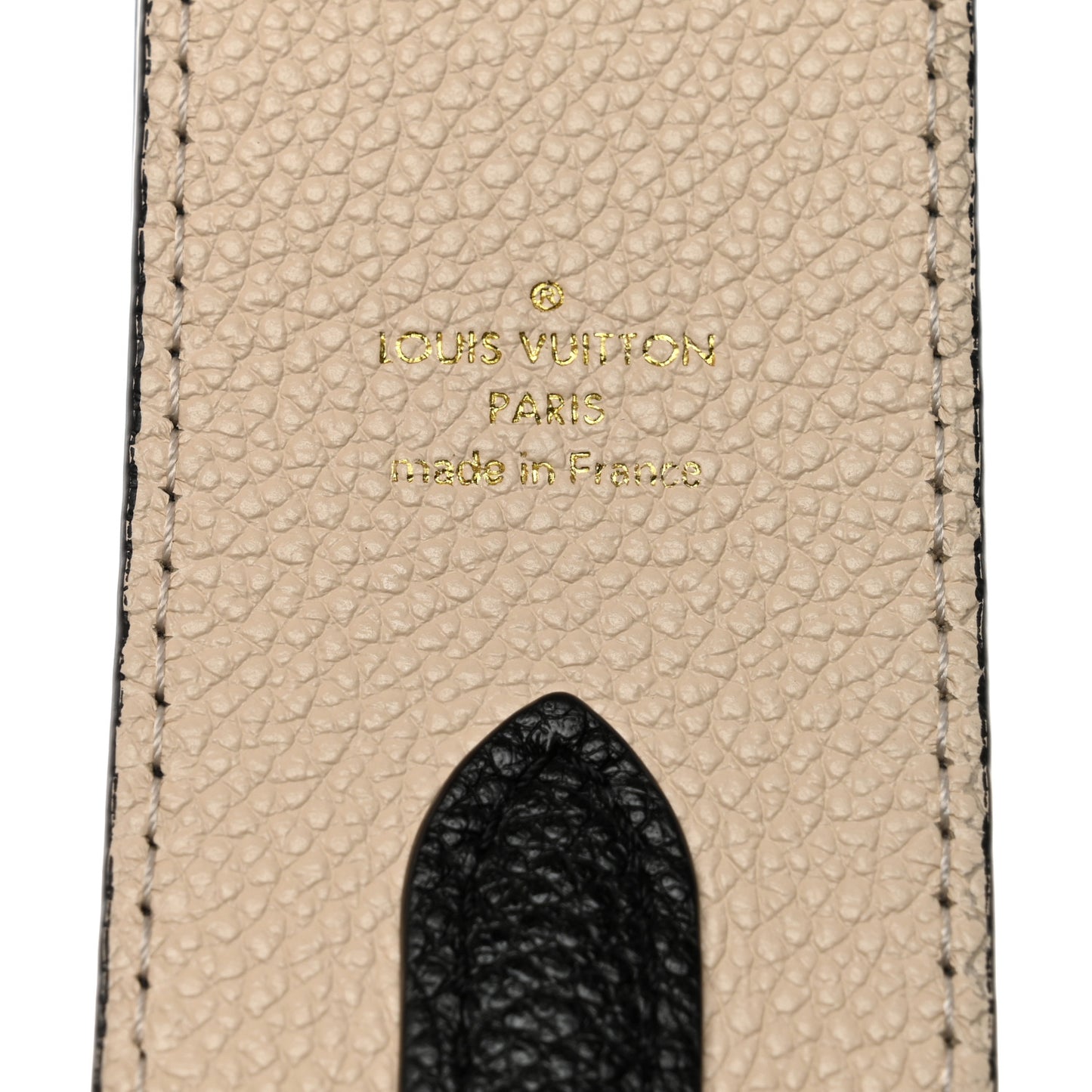 Empreinte Monogram Bandouliere Shoulder Strap Black Beige
