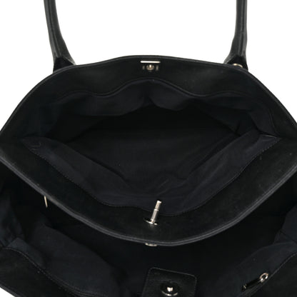 Chanel Calfskin Cerf Executive Shopper Tote Black 17 of 33