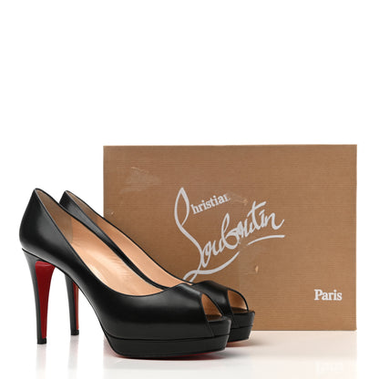 Christian Louboutin Calfskin Altadama 100 Pumps 38.5 Black 9 of 9