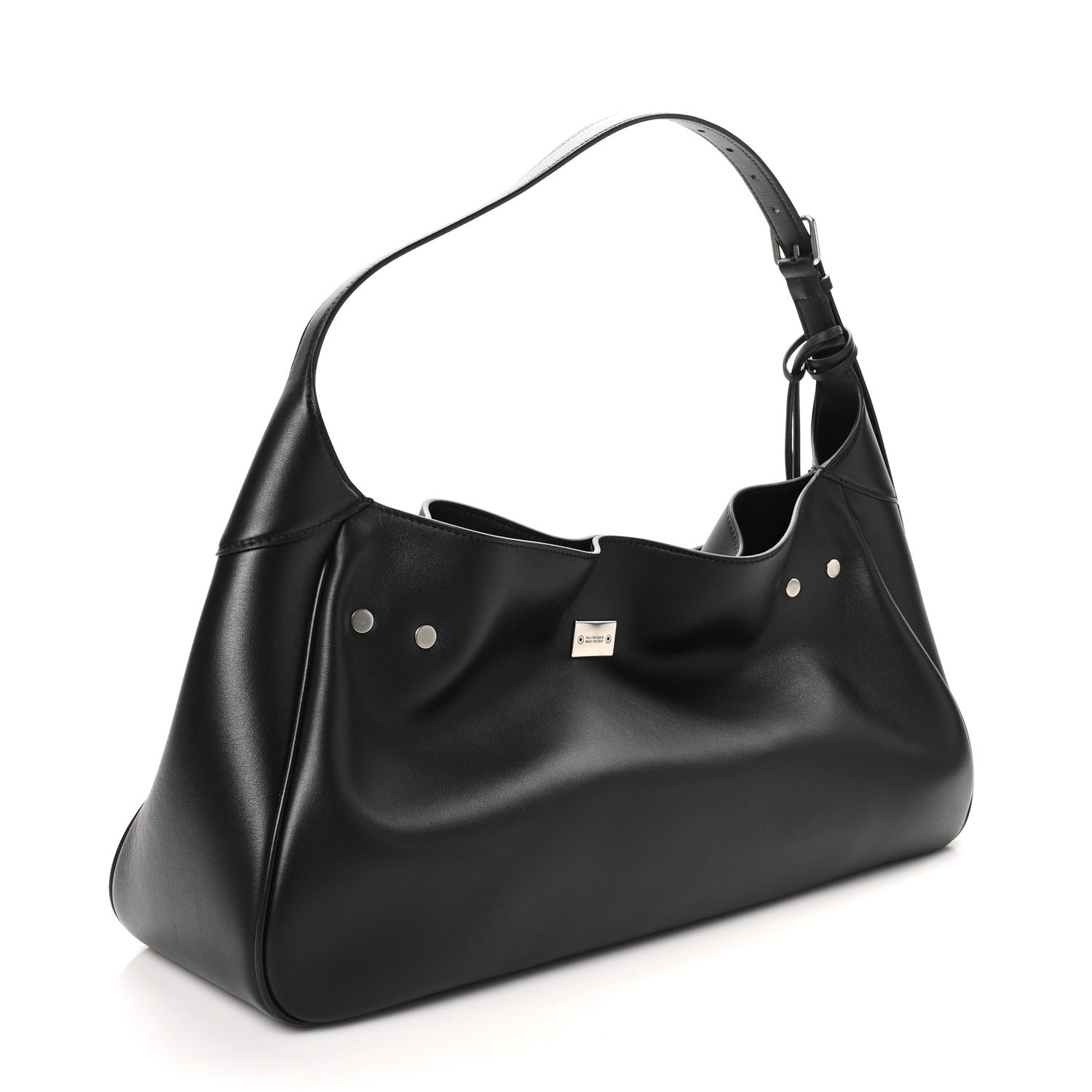 Balenciaga Smooth Calfskin Medium Bel Air Shoulder Bag Black 5 of 17